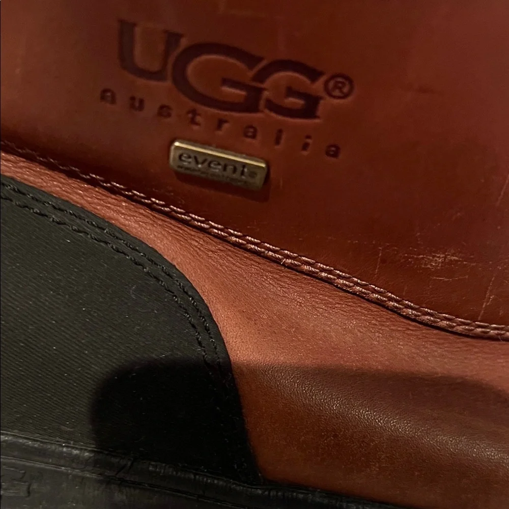 UGG Men’s Butte Shearling Winter Boots in Chestnut Sz 14